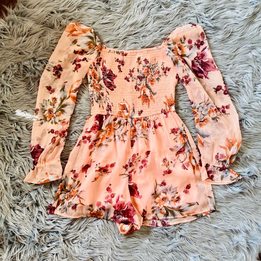 Abercrombie & Fitch Floral Romper